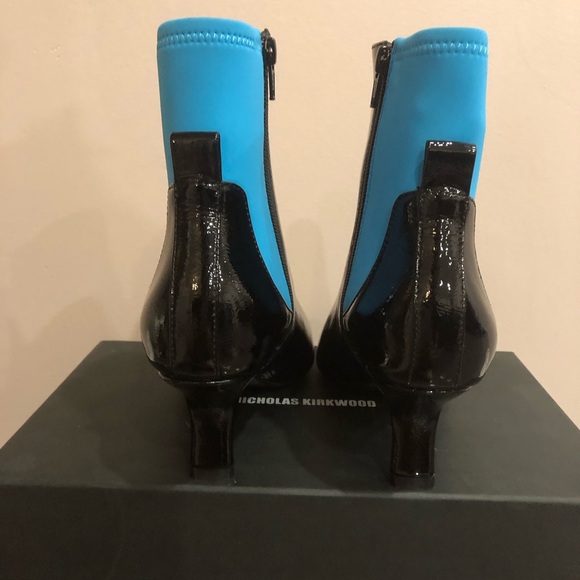 Caverley Black Patent Leather Booties - Picture 5 of 8